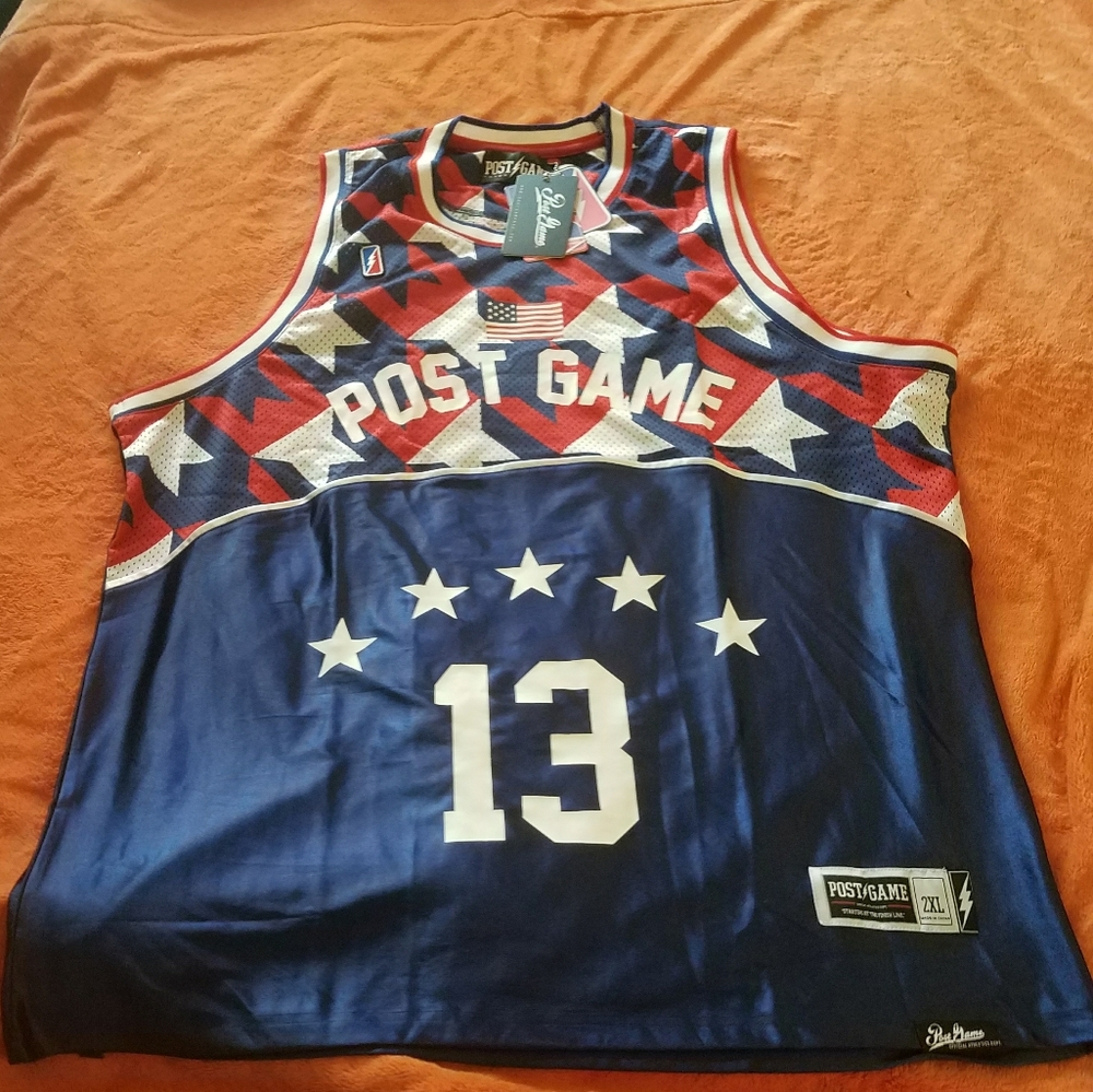 Post game usa basketball Jersey xxl
